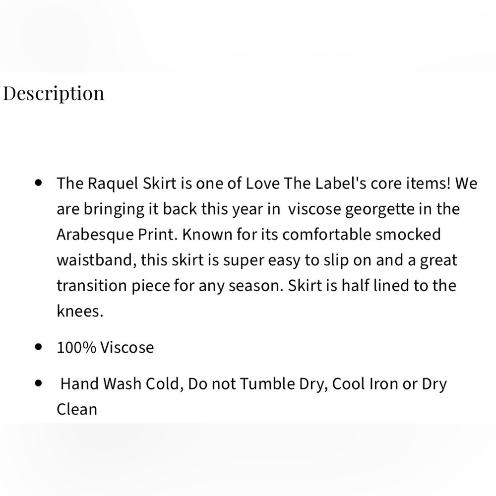 NWOT Anthropologie Love the Label Blue and White Raquel Skirt in Arabesque XS - Picture 9 of 9